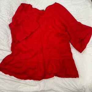 Women's Red Blouse